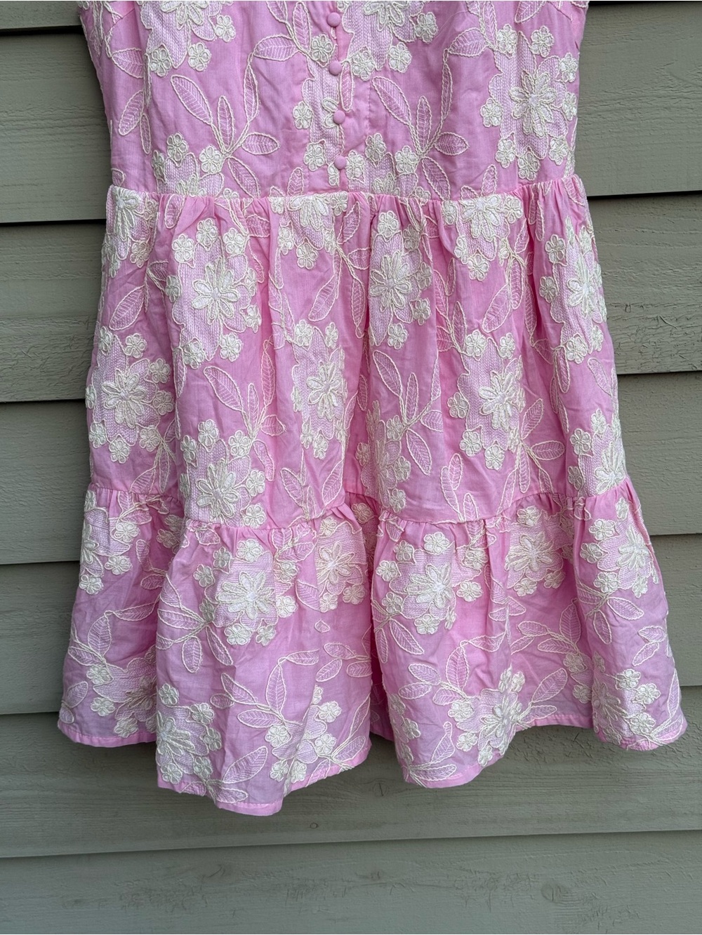 Avara Maddie Pink Lace Short Dress M NWT - Picture 6 of 14